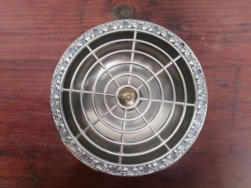 Beautiful, large silver plated posy vase.
