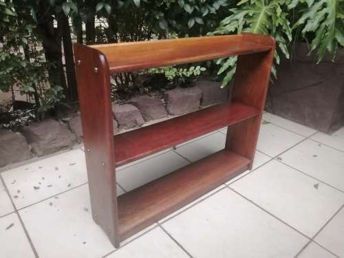 Beautiful solid kiaat bookshelf.