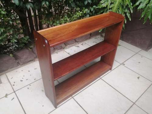 Beautiful solid kiaat bookshelf.