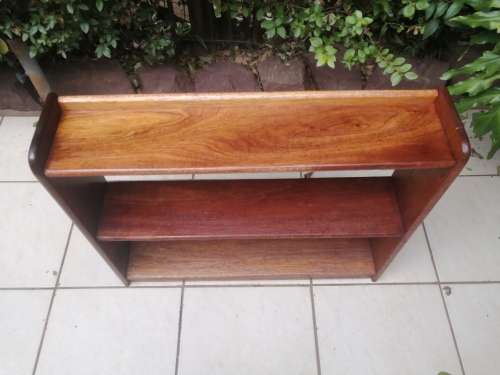 Beautiful solid kiaat bookshelf.