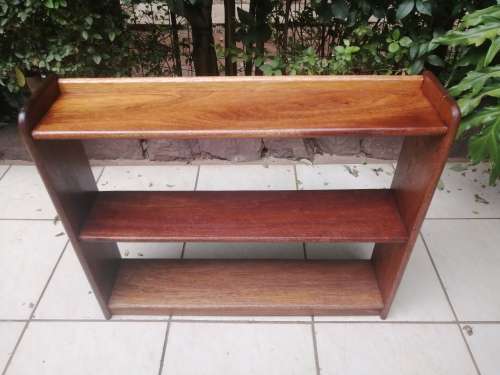 Beautiful solid kiaat bookshelf.