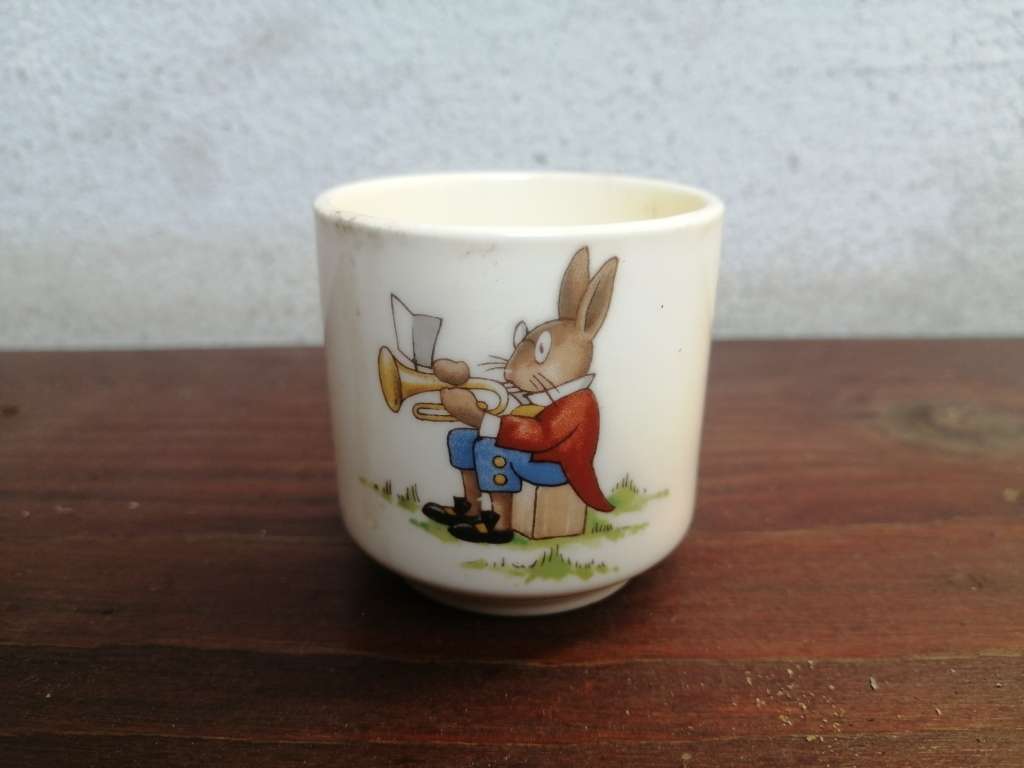Sweet little Bunnykins ceramic cup.