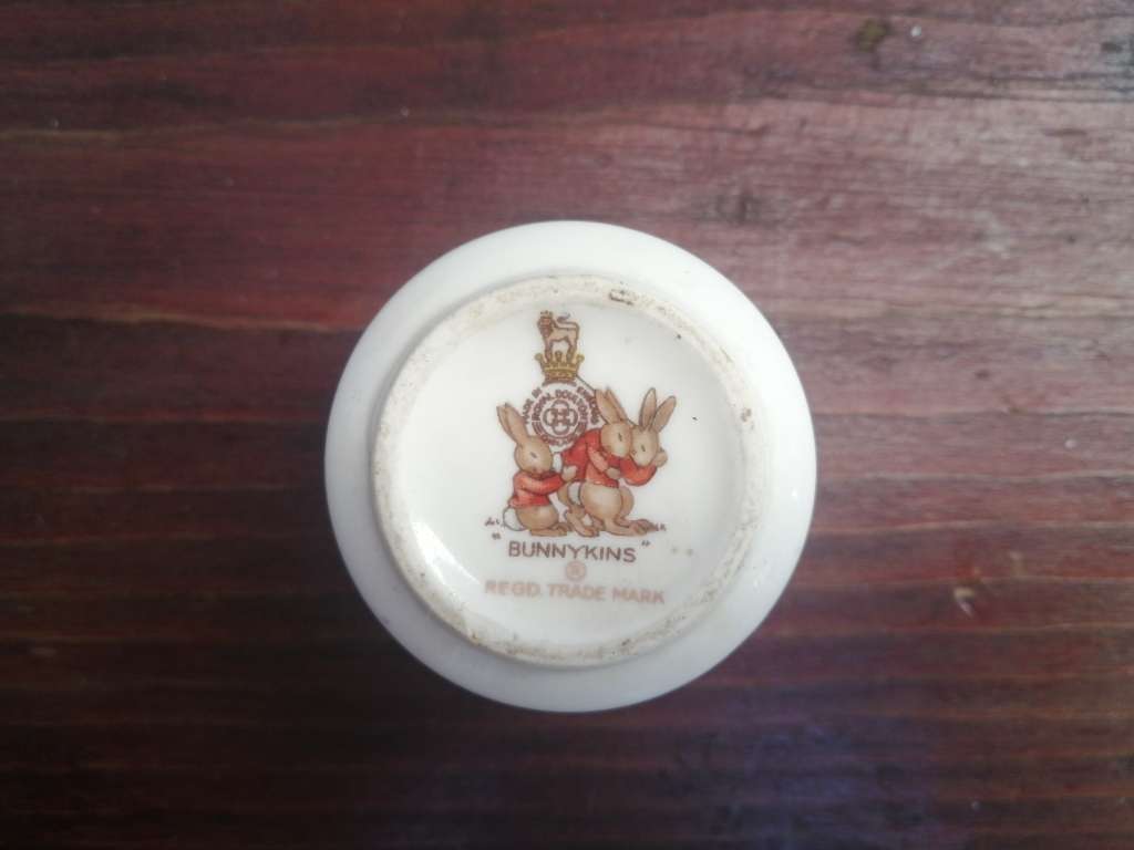 Sweet little Bunnykins ceramic cup.