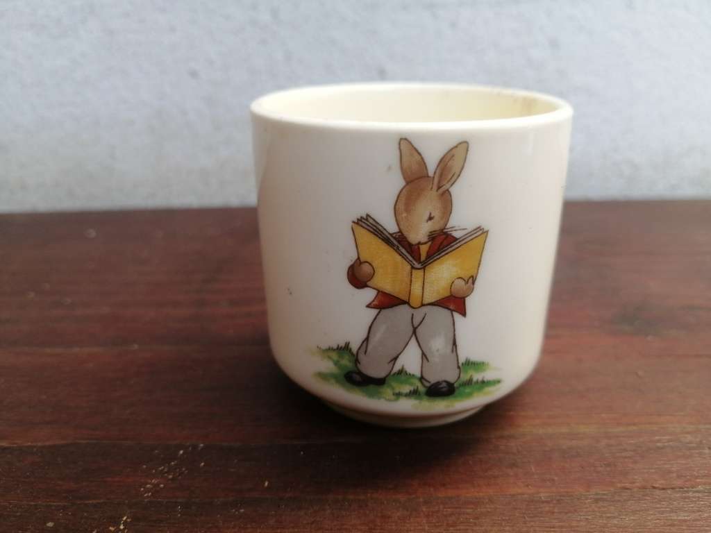 Sweet little Bunnykins ceramic cup.