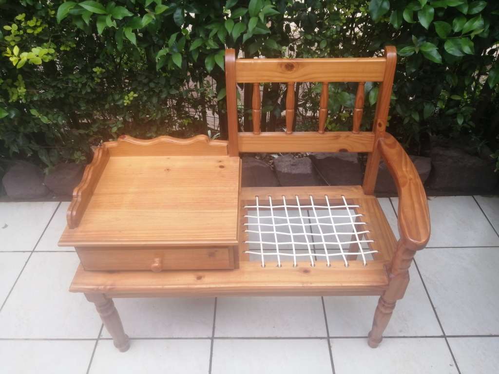 Beautiful solid pine telephone table.