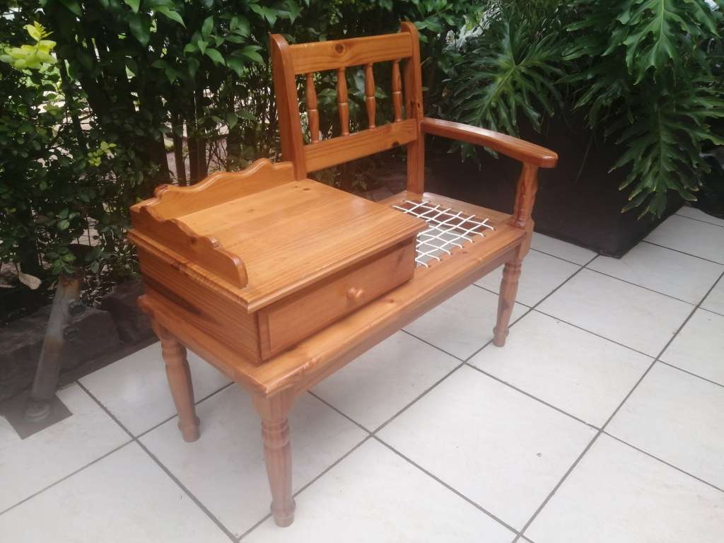 Beautiful solid pine telephone table.