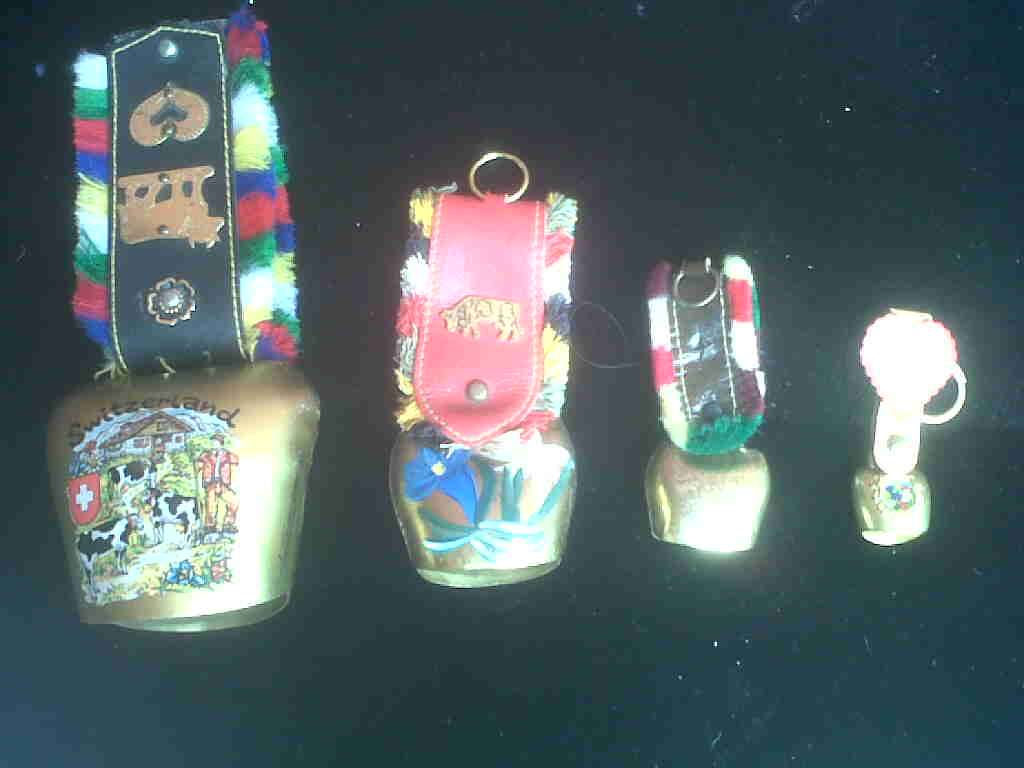 SET OF 4 COW BELLS