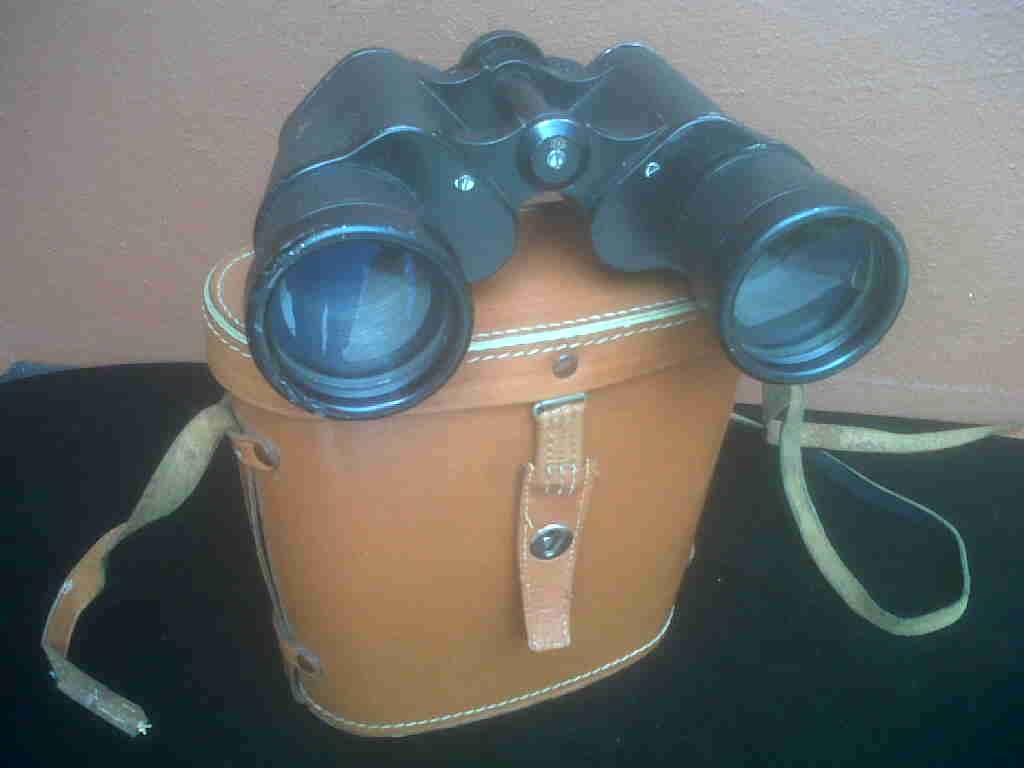 OLD SNS BINOCULARS IN CASE