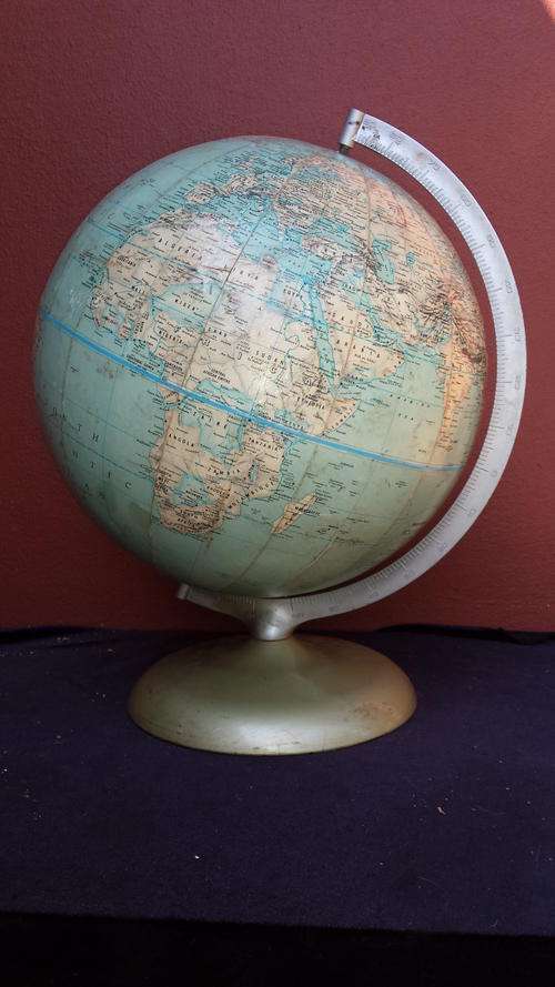 Large old globe.