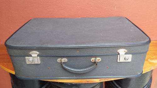 Medium grey suitcase.