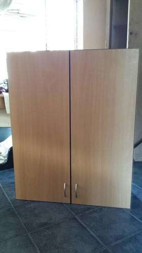 Large wall mounted kitchen cabinet.