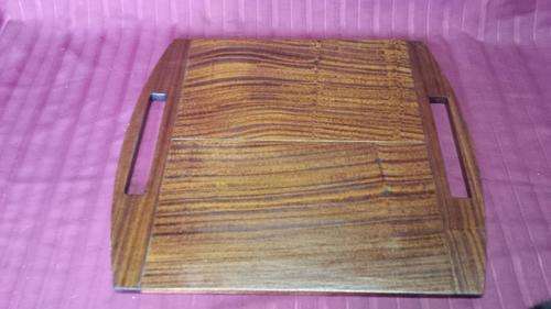 Old flat wooden tray.