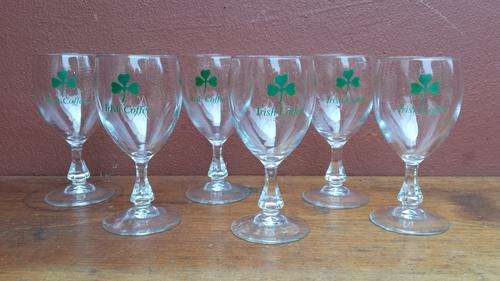 Beautiful set of Irish coffee glasses.