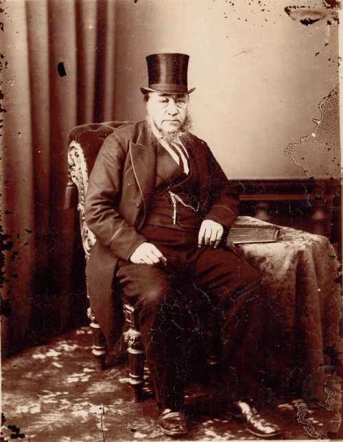 Anglo-Boer War and ZAR Interest Auction: Original Photo of Paul Kruger, 1883.