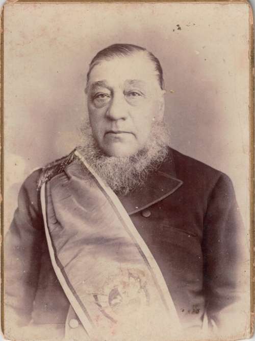 Anglo-Boer War and ZAR Interest Auction: Original Photo of Paul Kruger, 1888.