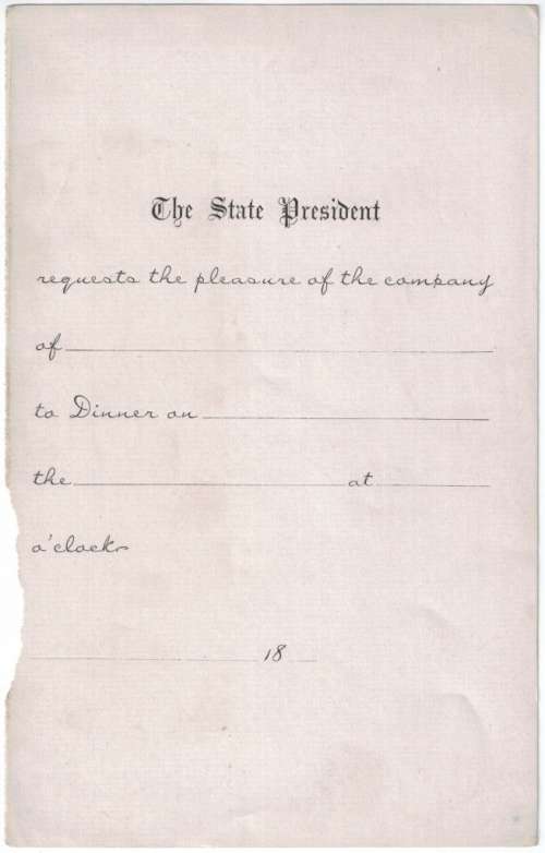 Anglo-Boer War and ZAR Interest Auction: President Kruger's Personal Stationary, Paperwork