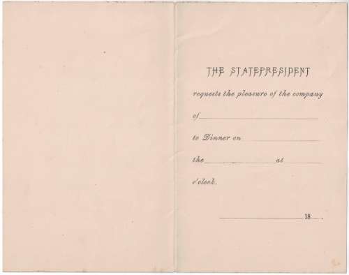 Anglo-Boer War and ZAR Interest Auction: President Kruger's Personal Stationary, Paperwork