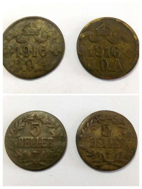 Trench Art Coins and Tokens from German East Africa and the East Africa Campaign of 1914-1918