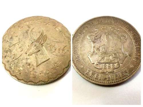 Trench Art Coins and Tokens from German East Africa and the East Africa Campaign of 1914-1918