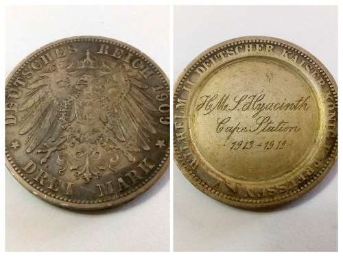 Trench Art Coins and Tokens from German East Africa and the East Africa Campaign of 1914-1918