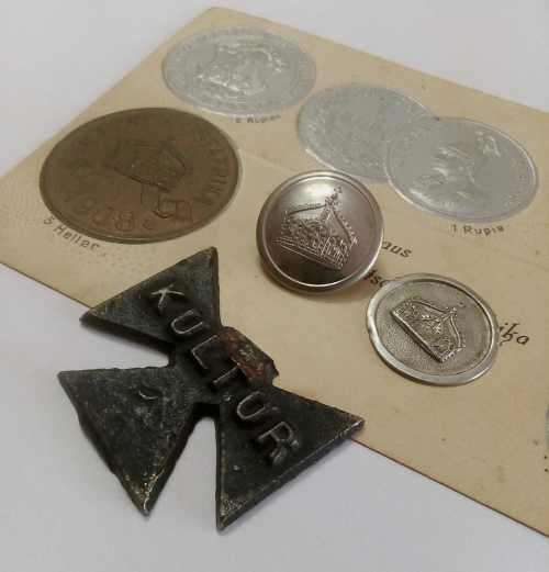 Trench Art Coins and Tokens from German East Africa and the East Africa Campaign of 1914-1918
