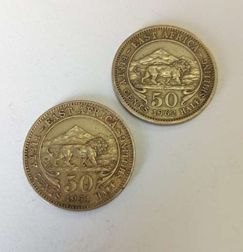 East Africa 50 Cents - Elizabeth II
