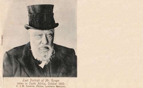 Original Studio Photograph of President Paul Kruger
