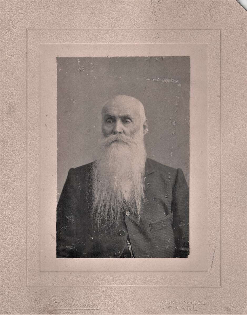 Studio Photograph of the Treasurer General of the ZAR