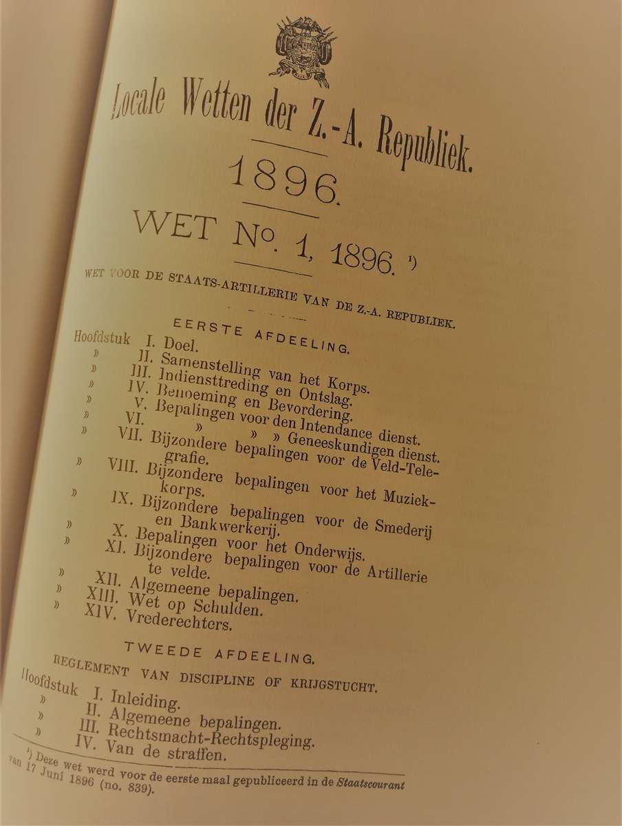 Staats-Artillerie van de Z.A. Republiek Collection