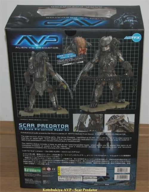KOTOBUKIYA ARTFX ALIEN VS PREDATOR STATUES:  1:6 ALIEN WARRIOR & SCAR PREDATOR