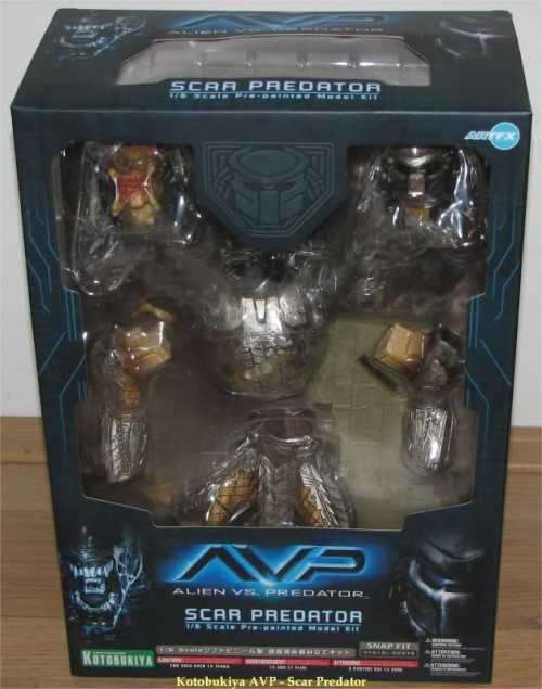 KOTOBUKIYA ARTFX ALIEN VS PREDATOR STATUES:  1:6 ALIEN WARRIOR & SCAR PREDATOR
