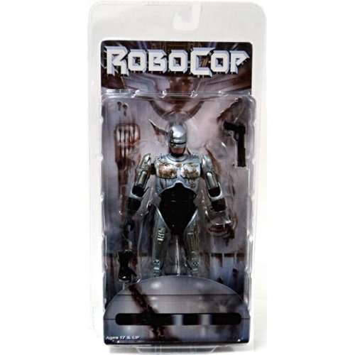 NECA Robocop ED-209 Figure with Sound with regular and battle damage Robocop figures