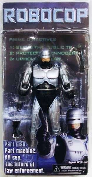 NECA Robocop ED-209 Figure with Sound with regular and battle damage Robocop figures