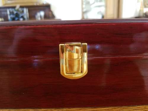 Mahogany Watch Display Case - Near New Condition