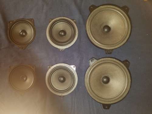 Genuine BMW Speakers + Owners Handbook + Monster Ipod Wireless transmitter and 2x Roadmaps DVDs