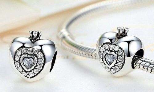 EUROPEAN STERLING SILVER PENDANT & NECKLACE