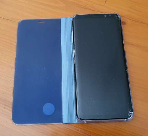 Samsung S8+ Plus 64GB (Orchid Grey) *** FREE Original Samsung Clear View Standing Cover