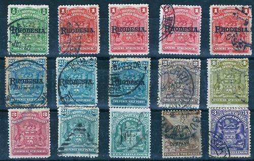 BRITISH SOUTH AFRICA COMPANY INCL RHODESIA OVERPRINTS