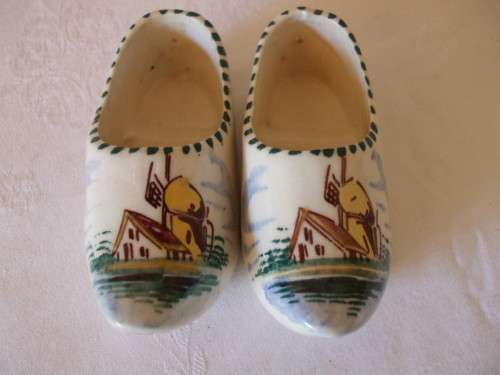 Pair of Handpainted clogs
