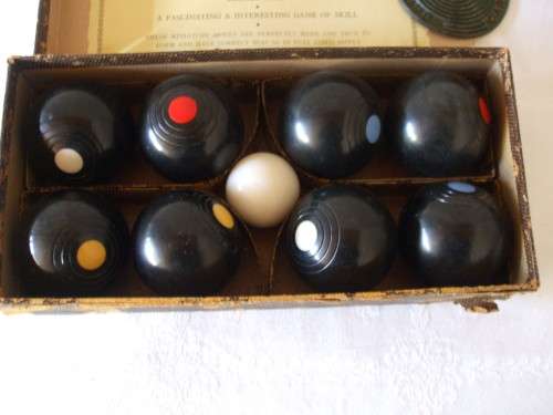 Vintage Set of Carpet Bowls