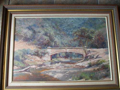 Francois Koch - Oil on canvas - Montegu Pass near George