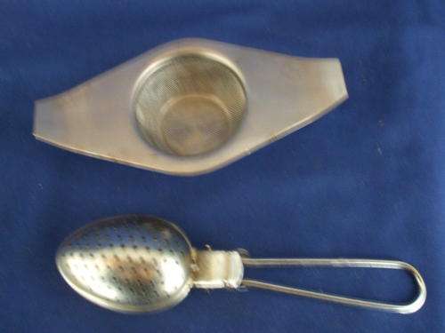 2 x Vintage Tea Strainers