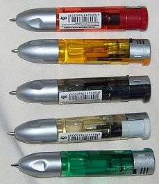 PEN LIGHTERS IN A BOX