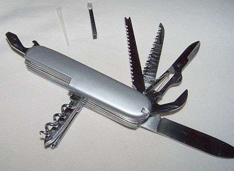12 in one camping knife!