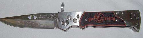 SOLID YIN YIANG BAYONET KNIFE