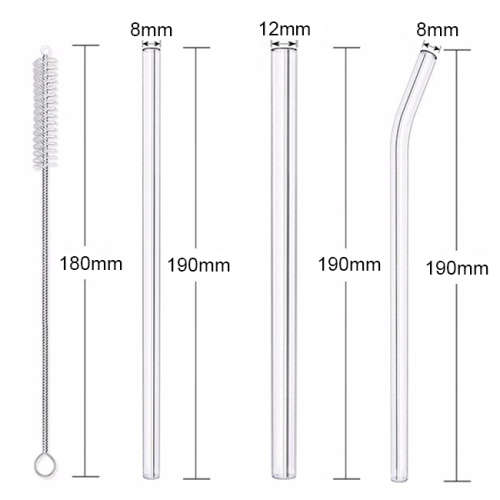 Glass straws