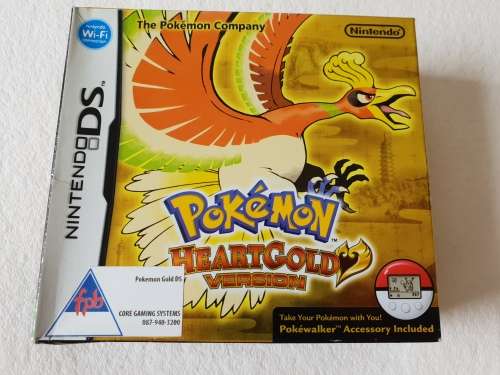 Pokemon Heartgold Version + Pokewalker - Nintendo DS Game