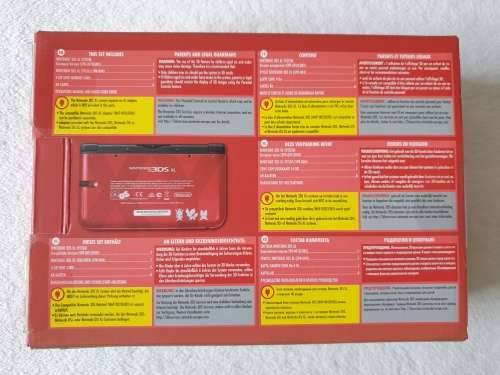 Nintendo 3DS XL Console + Games (Limited Edition Pokemon Console)
