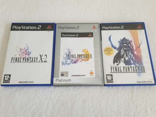 Final Fantasy Game Bundle (X,X-2,XII) - PS2/Playstation 2 Game (PAL)