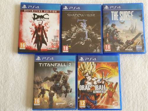 PS4/Playstation 4 Game Bundle - 5 Games